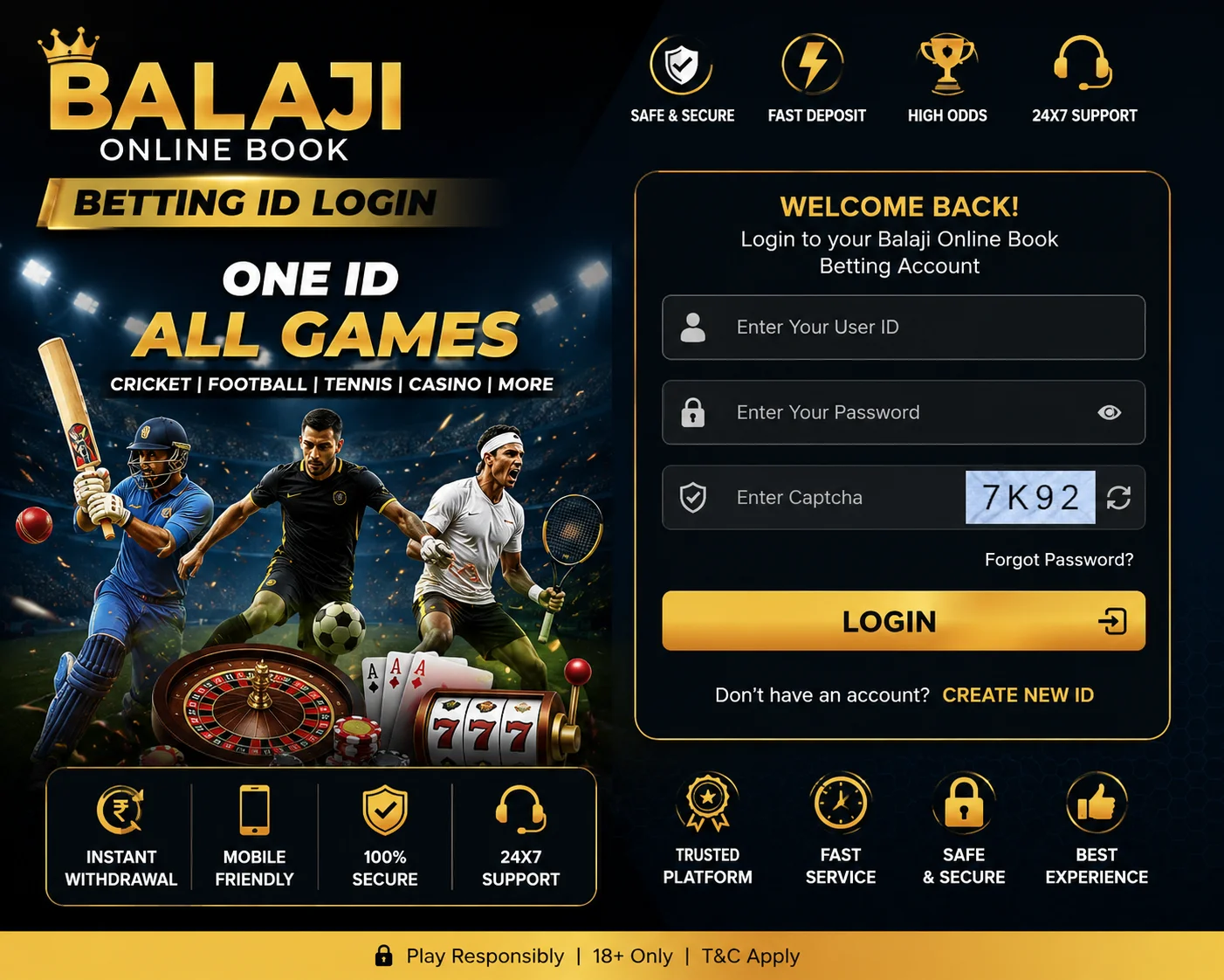 Balaji Online Book Betting ID Login